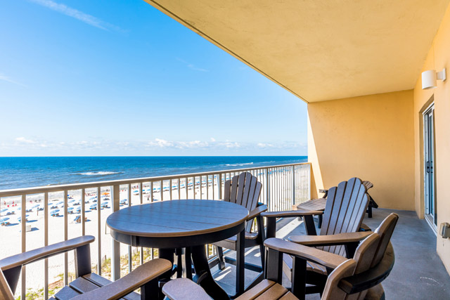 Balcony at Beachfront Condo in Gulf Shores, AL