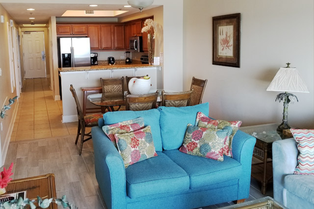Kitchen at Seawind Condo Rental in Gulf Shores