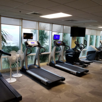 Treadmills in the Gym at Gulf Shores Condo Rental