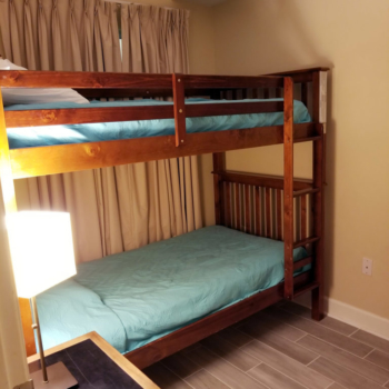 Twin Bunk Beds in Guest Bedroom